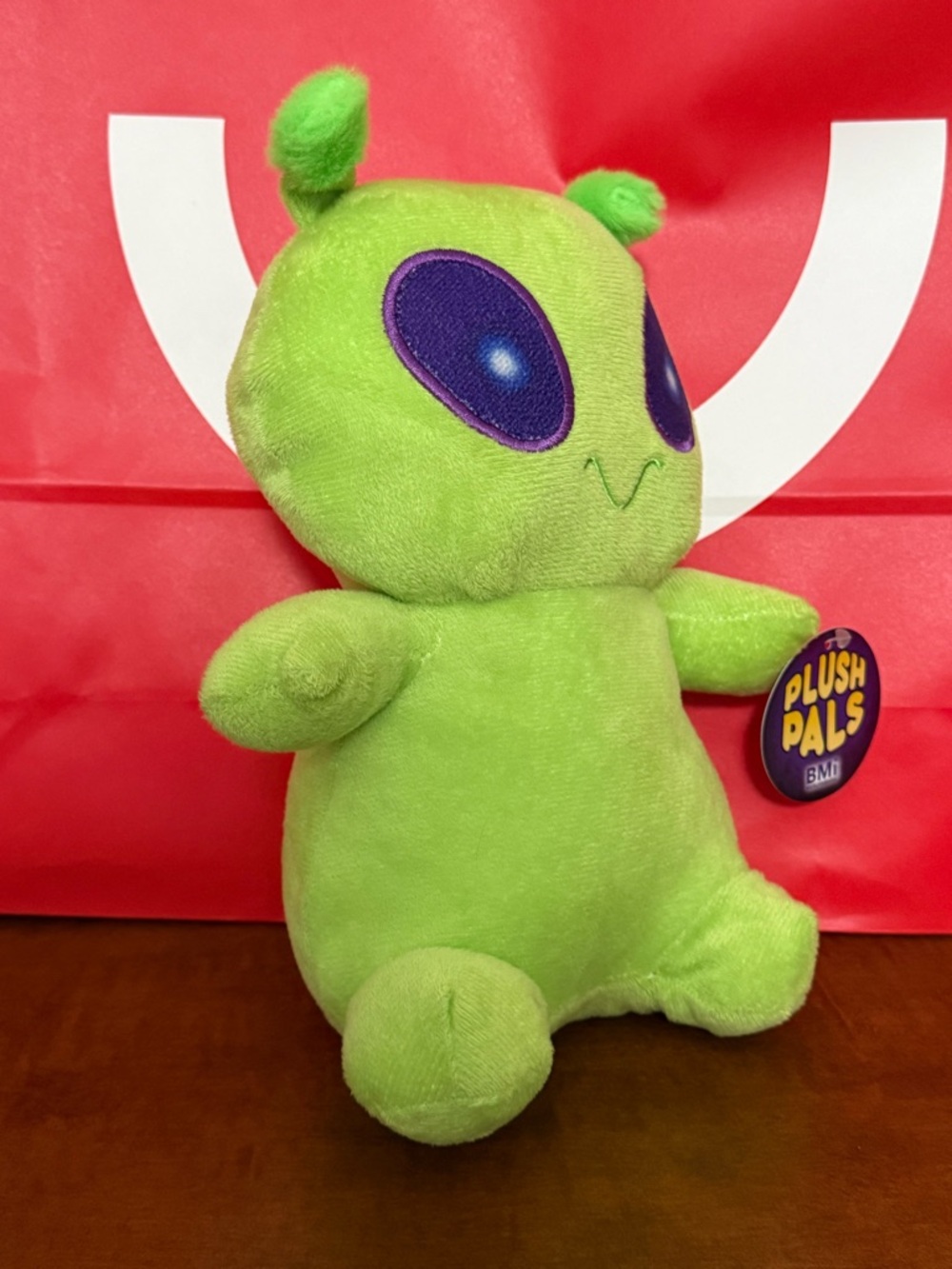NEW BMI Cosmic Space Pals Green Soft Alien Plush Stuffed Toy NWT - Picture 2 of 6